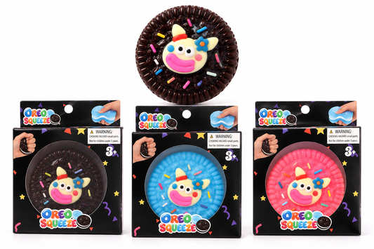 Oreo Squeeze - Juguete antiestrés squishy suave