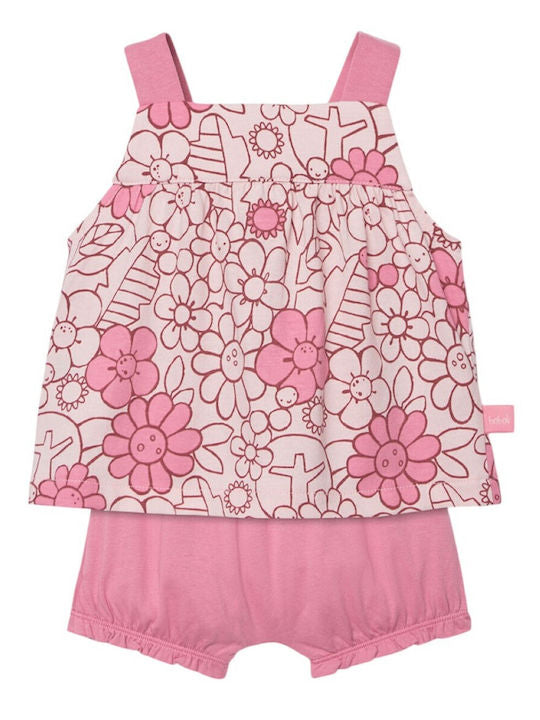 Conjunto estampado flor 9827