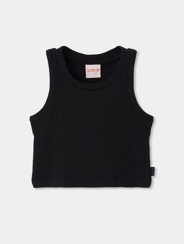 Camisa punto cana negro