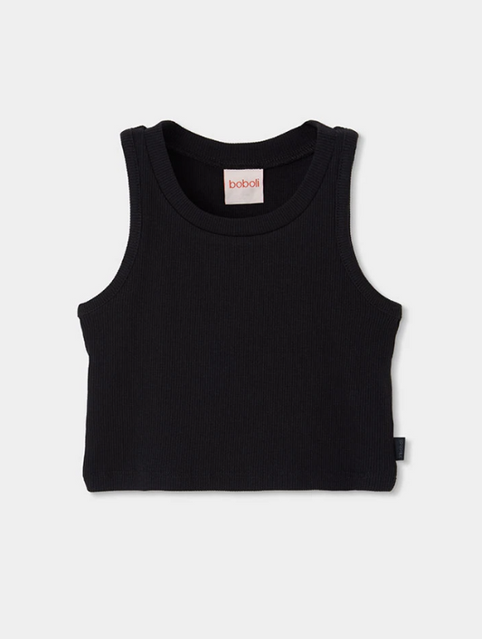 Camisa punto cana negro