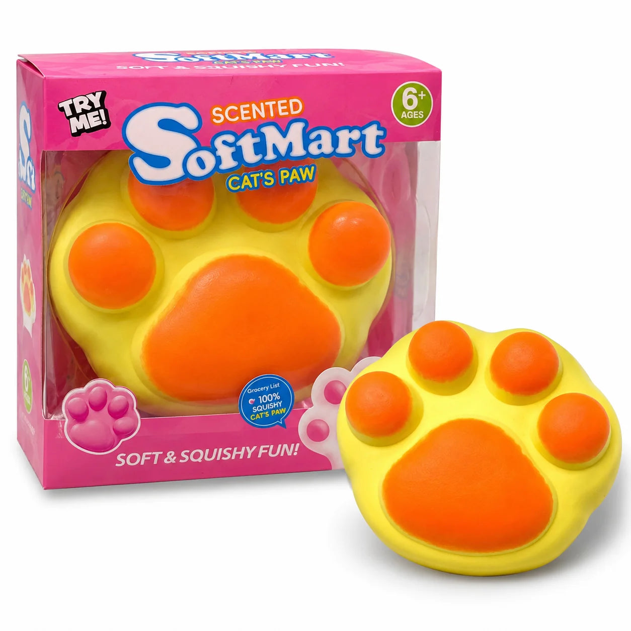 Soft Mart Cat Paw Squishy/