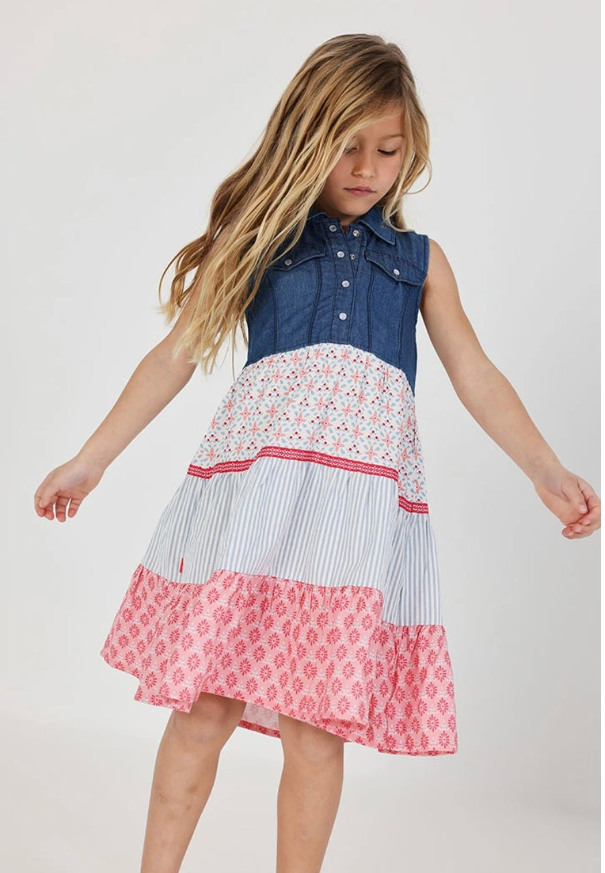 Vestido Demin combinado