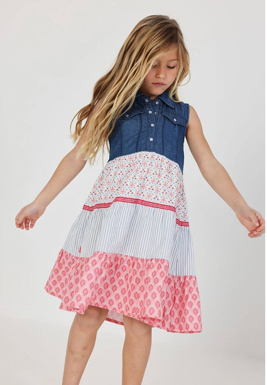 Vestido Demin combinado