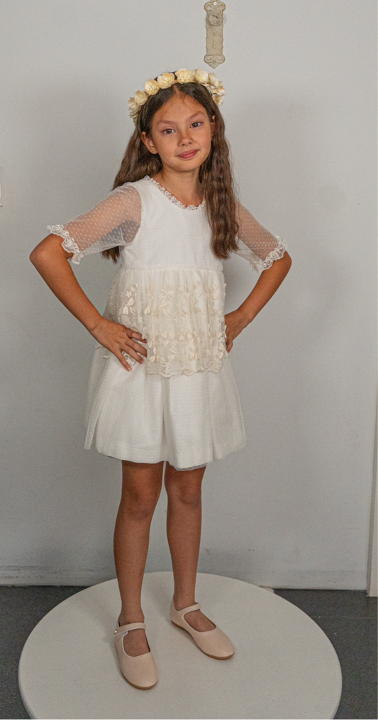 Vestido bordado olan