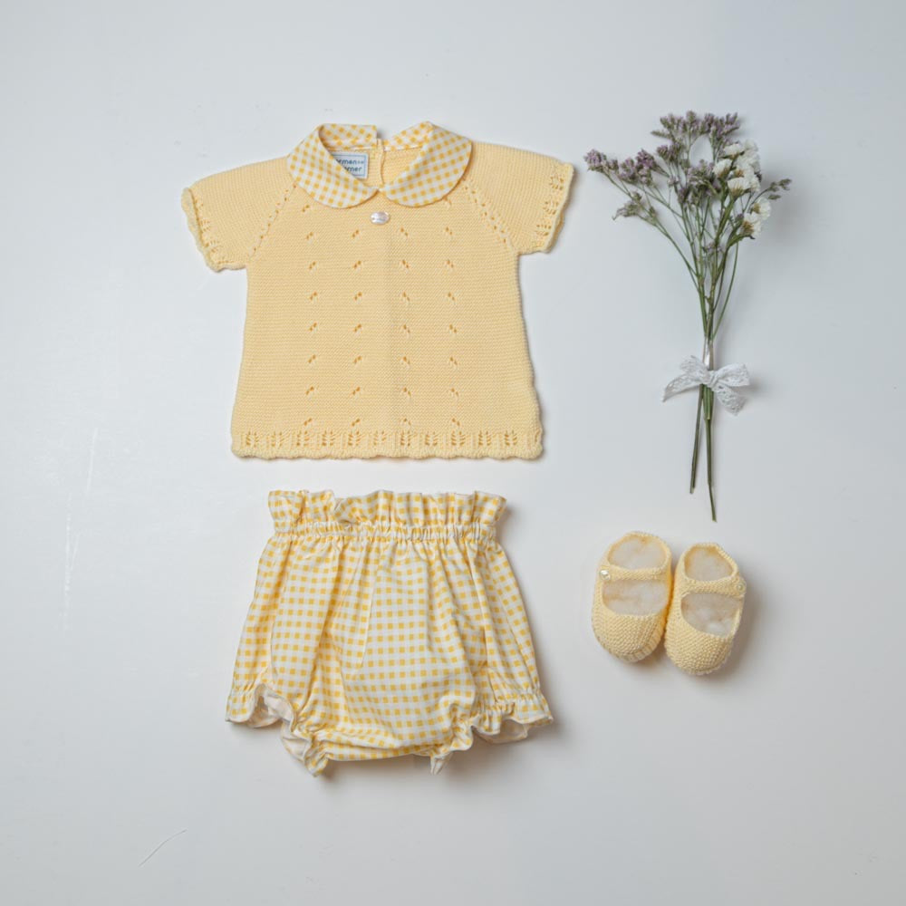 Conjunto vichy punto