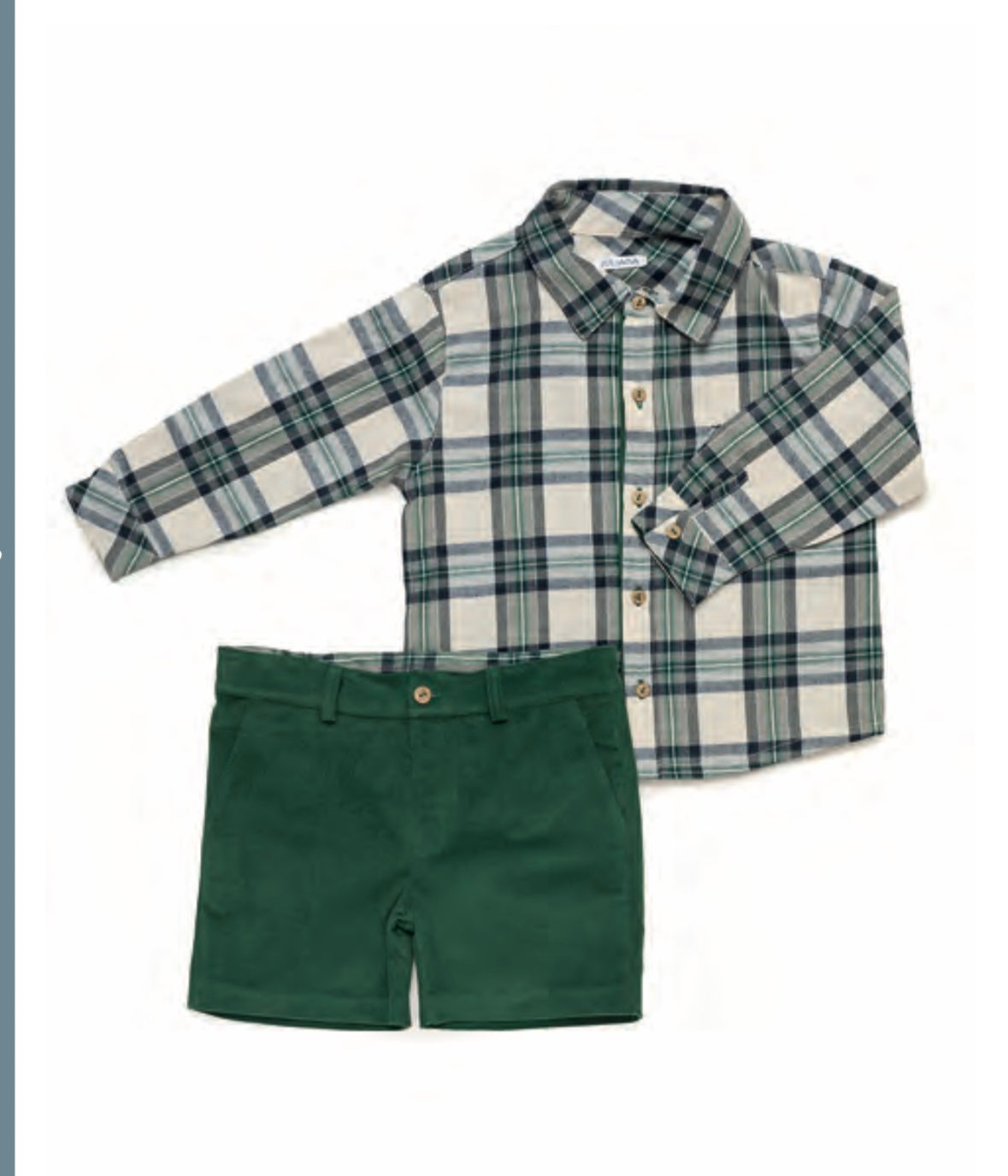 Conjunto niño terciopelo