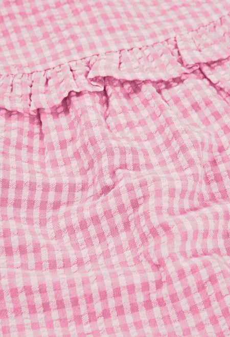 Vestido cuadros rosa 9828