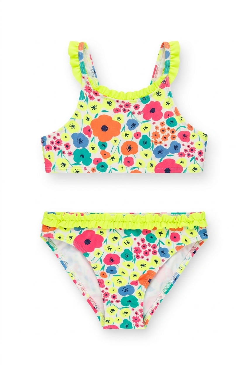 Bañador bikini flores