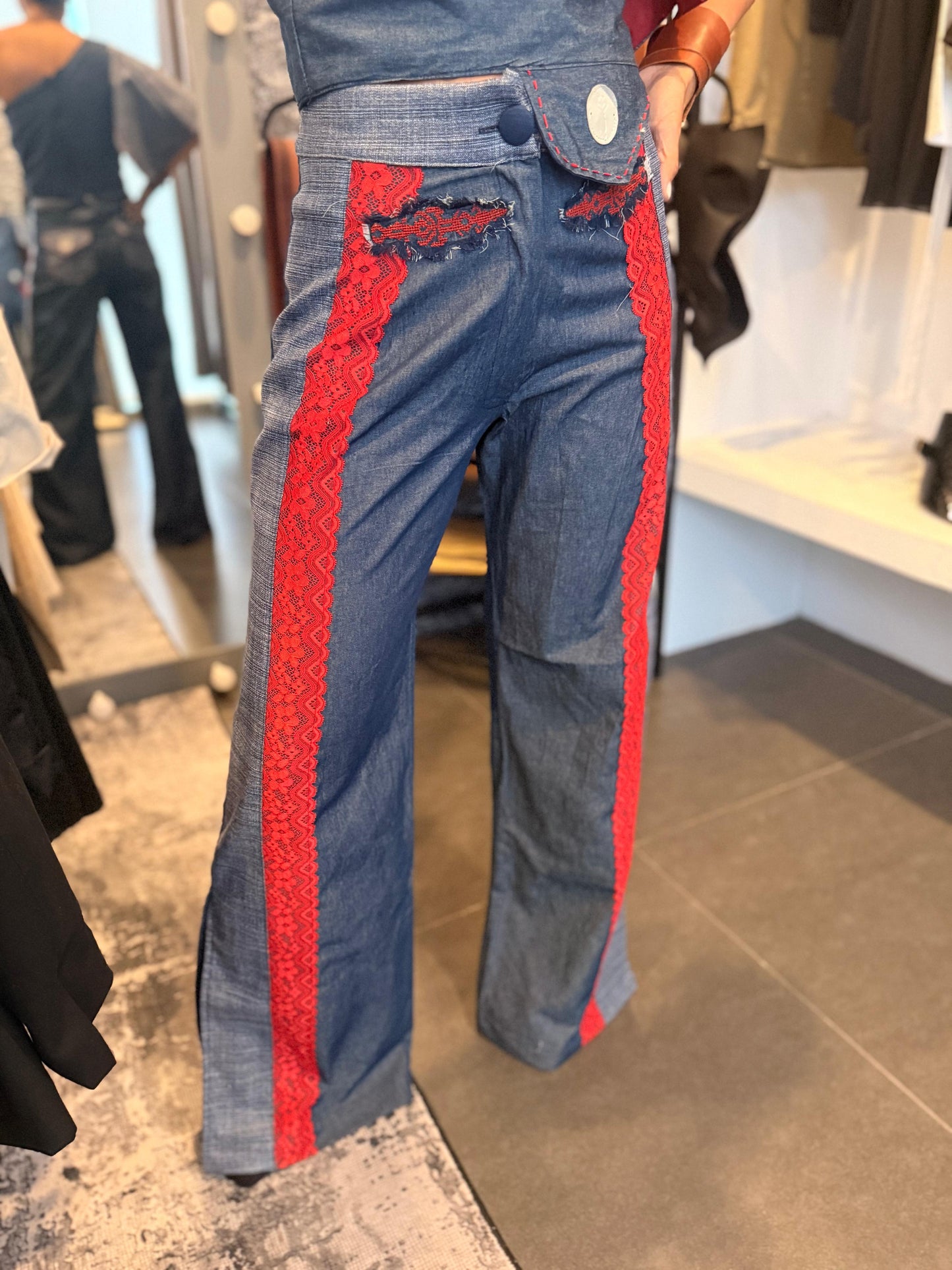 Pantalón Mamayita mezclilla
