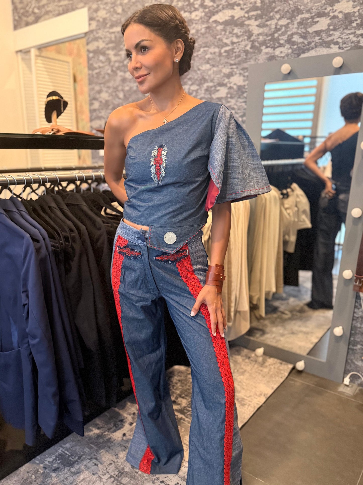 Pantalón Mamayita mezclilla