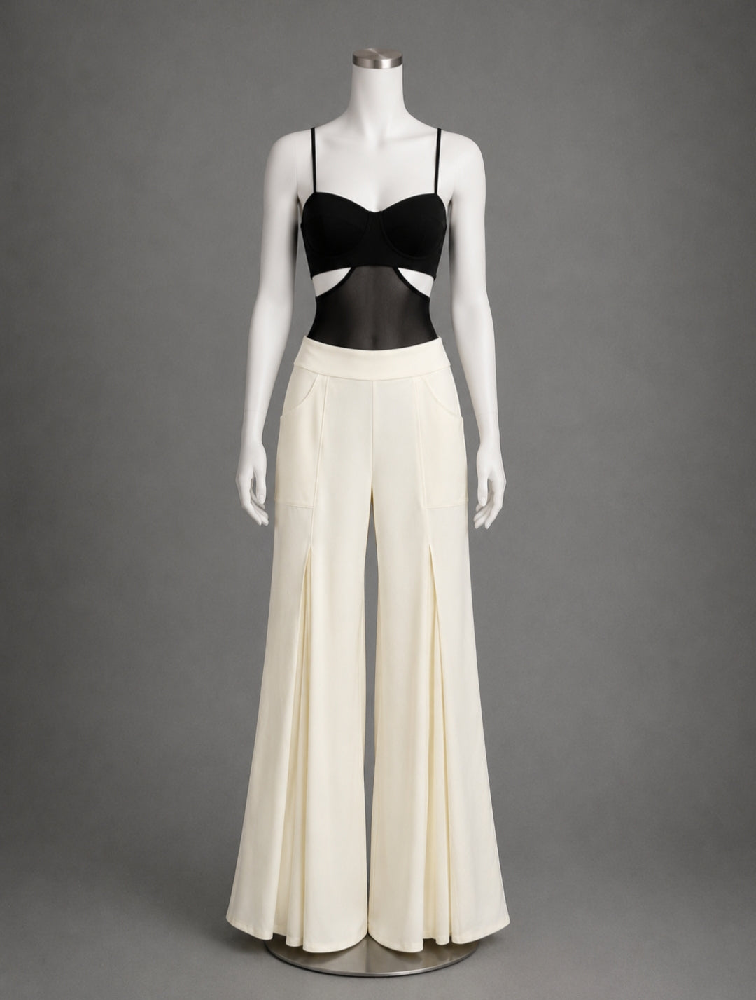 Pantalón Regina marfil