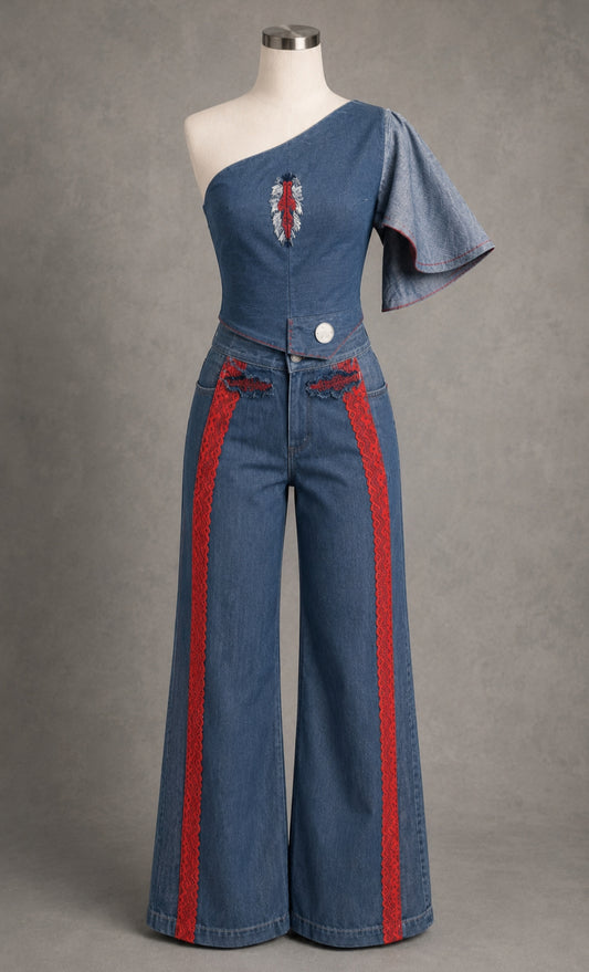 Pantalón Mamayita mezclilla