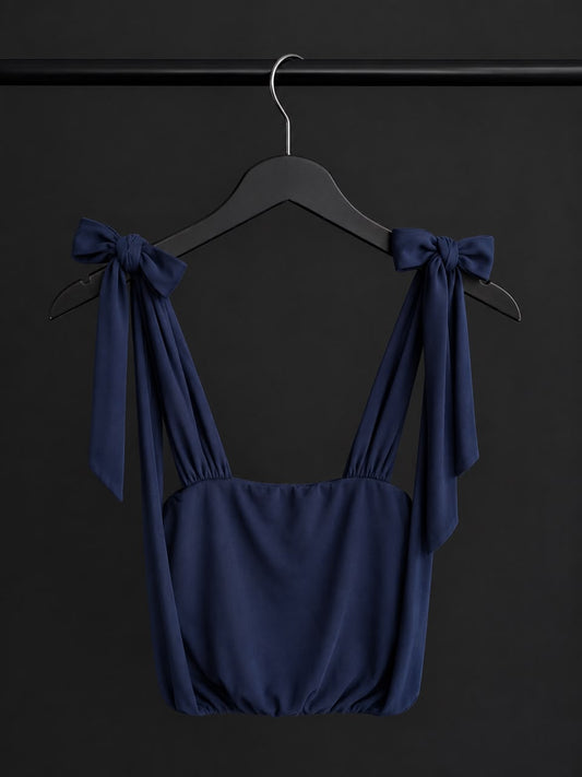 Top Elisa Azul Marino