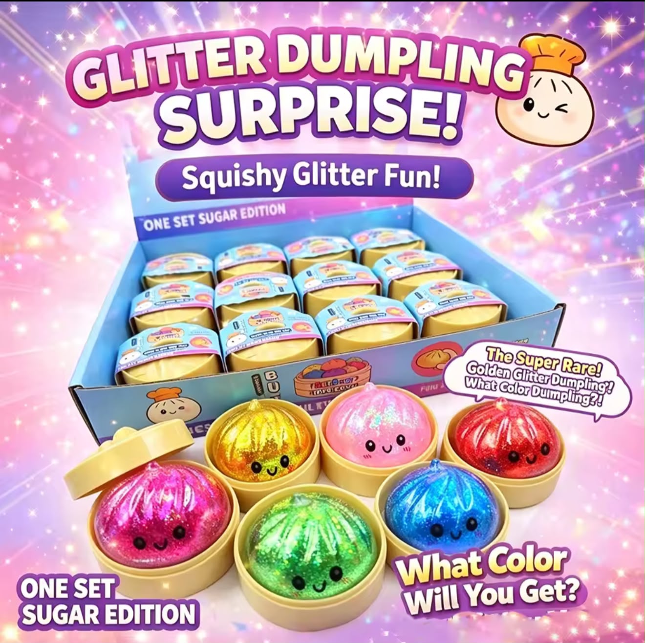 Dumpling Squishy minis