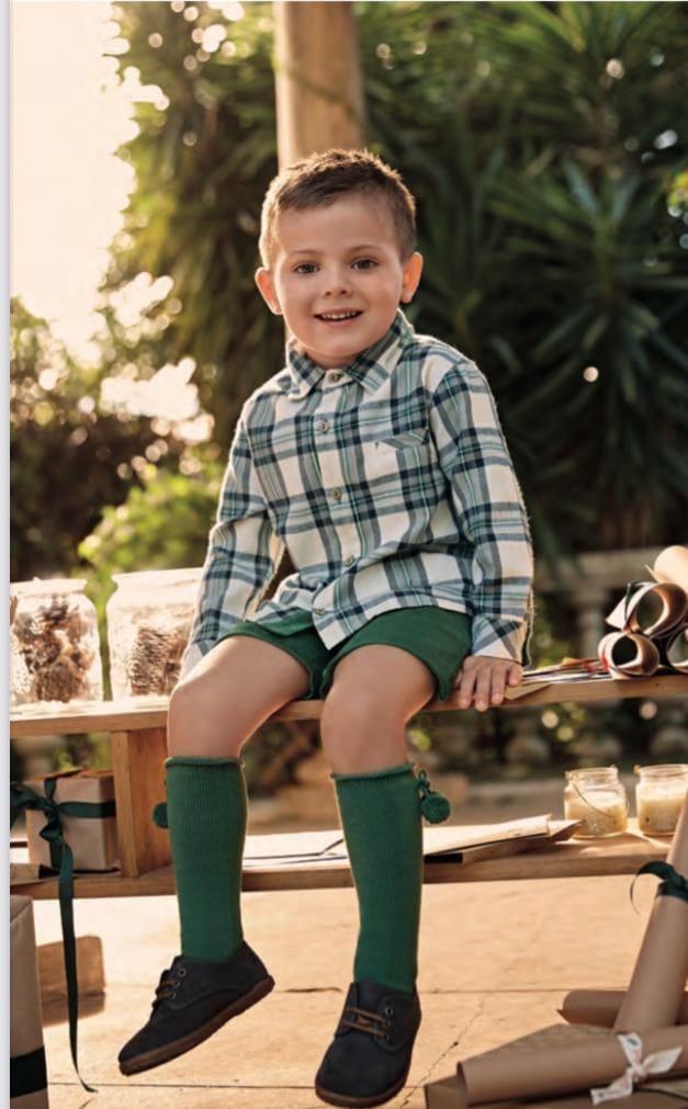 Conjunto niño terciopelo