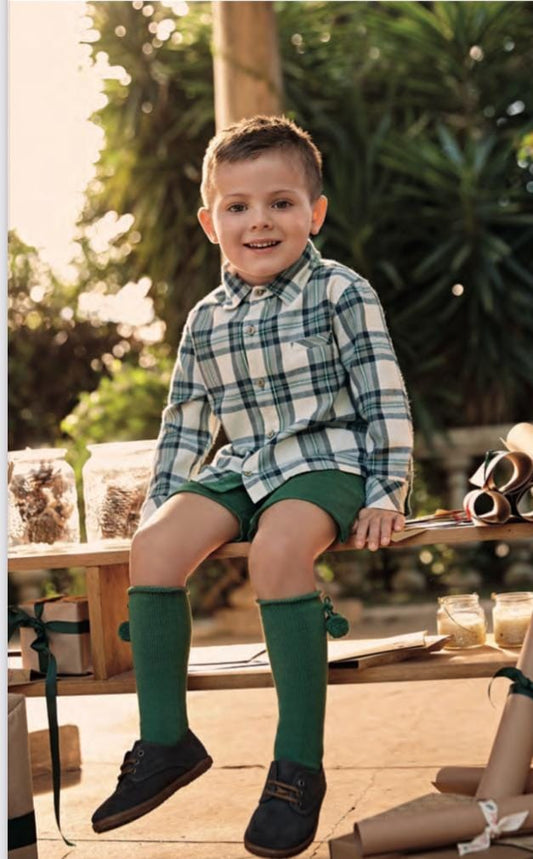 Conjunto niño terciopelo