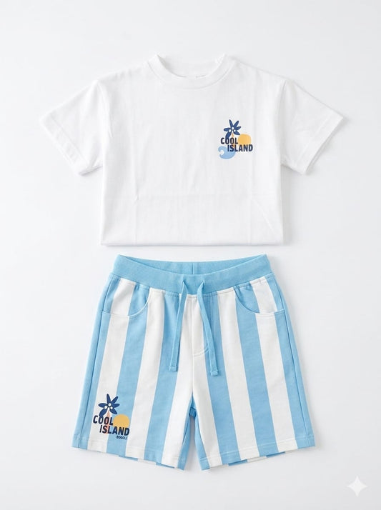 Conjunto niño azul